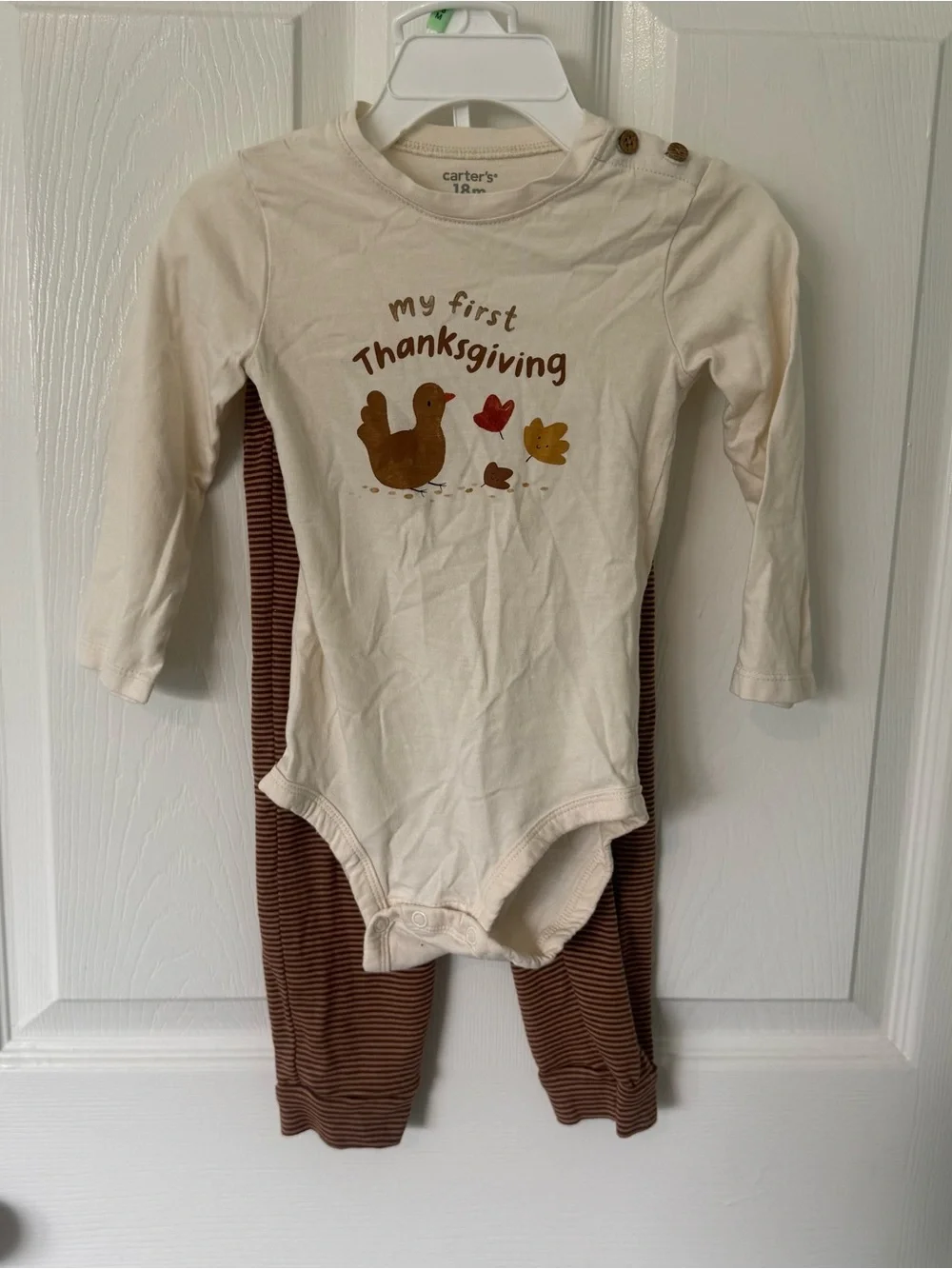 Carters Thanksgiving set 18m